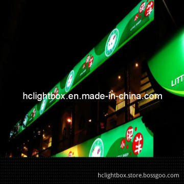 LED Backlit Outdoor Shop Front Signs Signboard Design LED Signboard